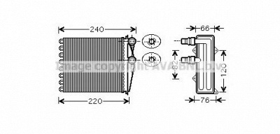 AVA QUALITY COOLING rt6380 -  Теплообменник, отопление салона